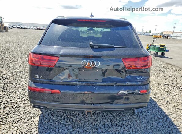 WA1VABF77HD030758 2017 AUDI Q7 Black Հետևի տեսք