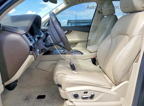 WA1VABF77HD030758 2017 AUDI Q7 Black Սալոնի դիմացի տեսք