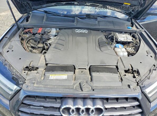WA1VABF77HD030758 2017 AUDI Q7 Black Շարժիչի բաժամունքի տեսք