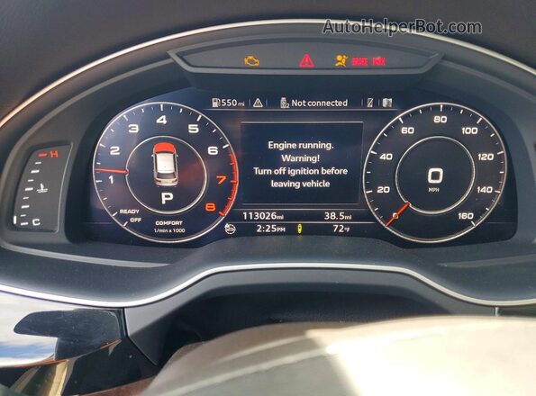 WA1VABF77HD030758 2017 AUDI Q7 Black Սարքավորումների վահանակի տեսք