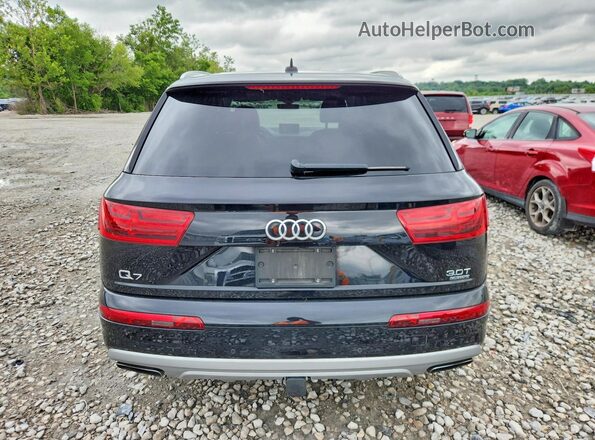 WA1VABF7XHD050762 2017 AUDI Q7 Black Հետևի տեսք