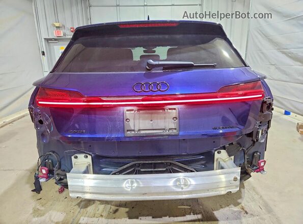 WA1VABGE0NB015345 2022 AUDI E-TRON Синий Вид сзади