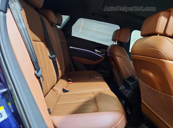 WA1VABGE0NB015345 2022 AUDI E-TRON Синий Вид задней части салона