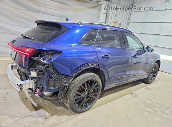 WA1VABGE0NB015345 2022 AUDI E-TRON Синий Задняя правая четверть