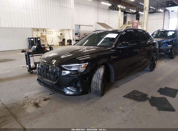 WA1VABGE8PB001101 2023 AUDI E-TRON Черный Передняя левая четверть