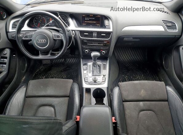 WA1VFAFLXGA015843 2016 AUDI A4 Blue Dashboard view