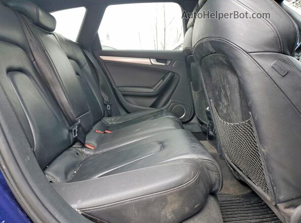WA1VFAFLXGA015843 2016 AUDI A4 Blue Rear seats view
