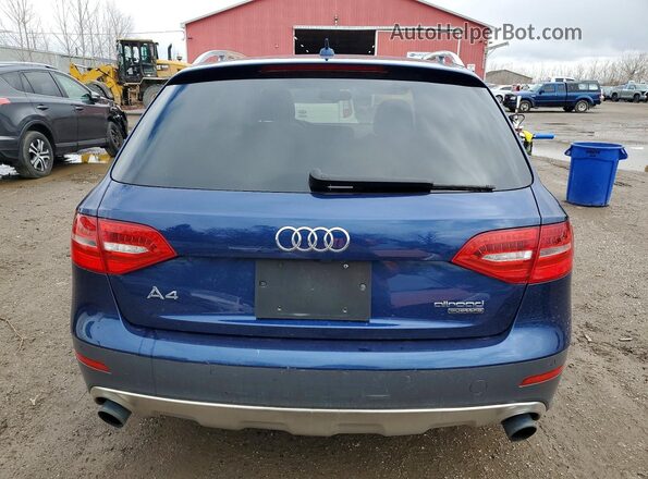 WA1VFAFLXGA015843 2016 AUDI A4 Blue Rear view