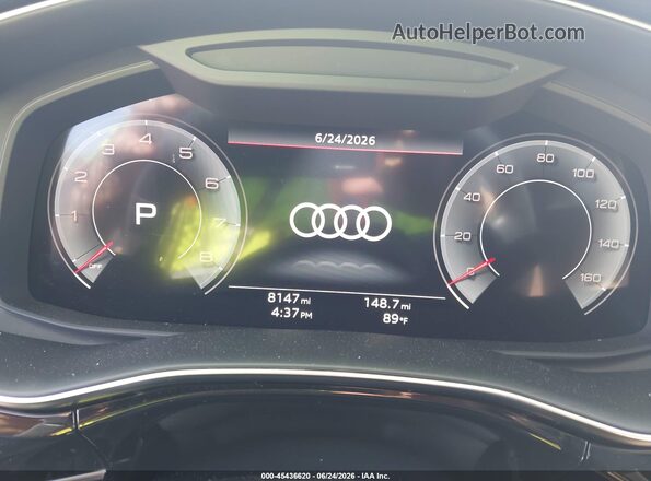 WA1VVBF75SD011234 2025 AUDI Q7 Gray უკანა სავარძლების ხედი