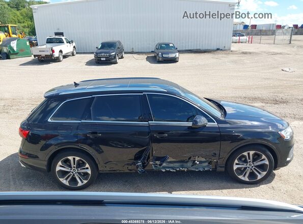 WA1VXAF73LD007365 2020 AUDI Q7 Black უკანა სალონის ხედი