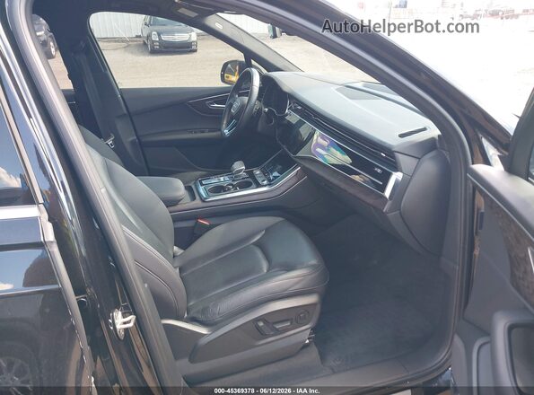 WA1VXAF73LD007365 2020 AUDI Q7 Black წინა სალონის ხედი