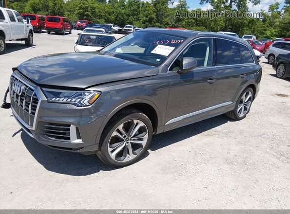 WA1VXAF77MD011159 2021 AUDI Q7 Серый Передняя левая четверть