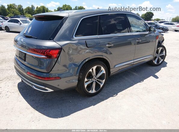 WA1VXAF77MD011159 2021 AUDI Q7 Серый Задняя правая четверть
