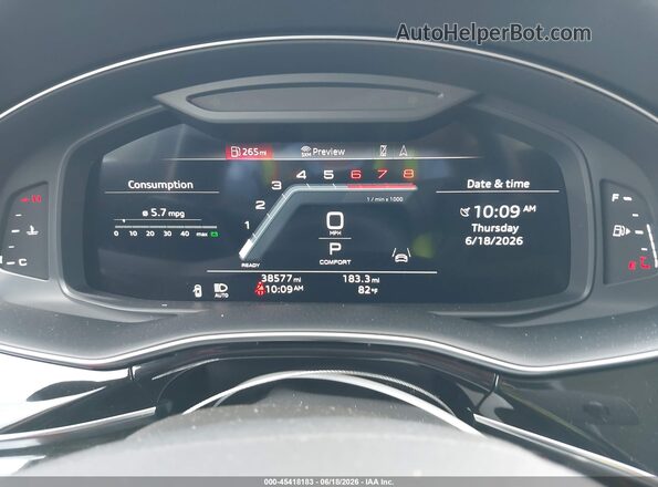 WA1VXBF7XND014435 2022 AUDI Q7 Белый Вид задних сидений