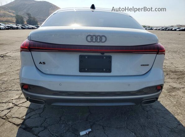 WAU1BCFU9SN093436 2025 AUDI A5 White Widok z tyłu