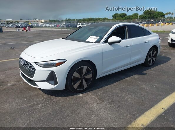 WAU1BCFUXSN078413 2025 AUDI ALL White Vista tres cuartos delantera izquierda