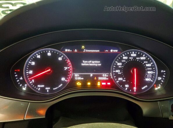 WAU22AFC0HN023221 2017 AUDI A7 Silver Instrument cluster view