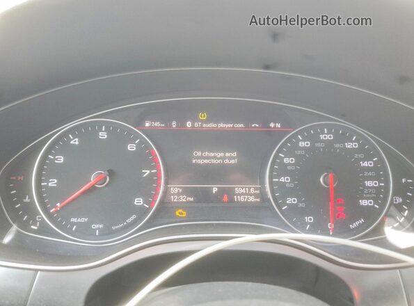 WAU22AFC2HN051571 2017 AUDI A7 Silver Vista del cuadro de instrumentos