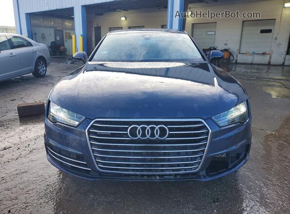 WAU22AFC7HN058953 2017 AUDI A7 Black Front view