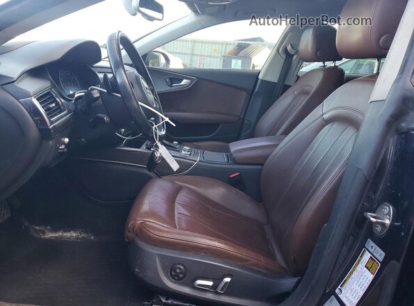 WAU22AFC7HN058953 2017 AUDI A7 Black Front interior view