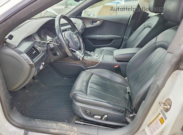 WAU22AFC7HN123865 2017 AUDI A7 White Widok wnętrza z przodu