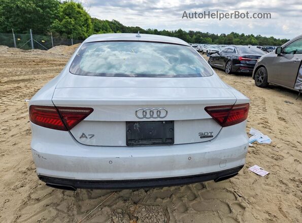 WAU22AFC7HN123865 2017 AUDI A7 White Widok z tyłu