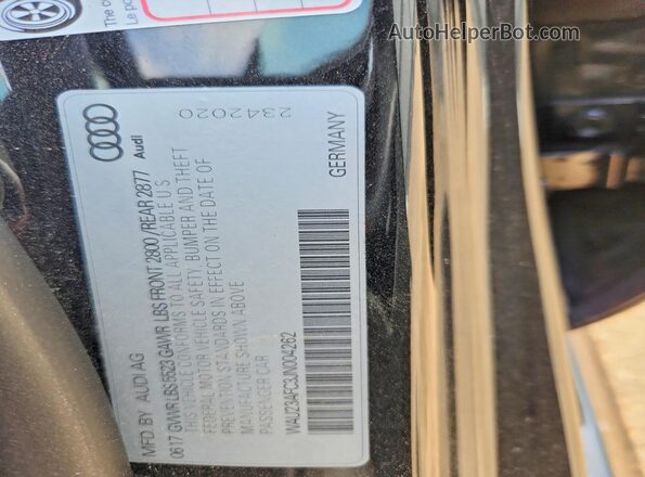 WAU23AFC3JN004262 2018 AUDI A7 Черный Вид подкапотного пространства