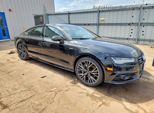 WAU23AFC3JN004262 2018 AUDI A7 Черный Передняя правая четверть