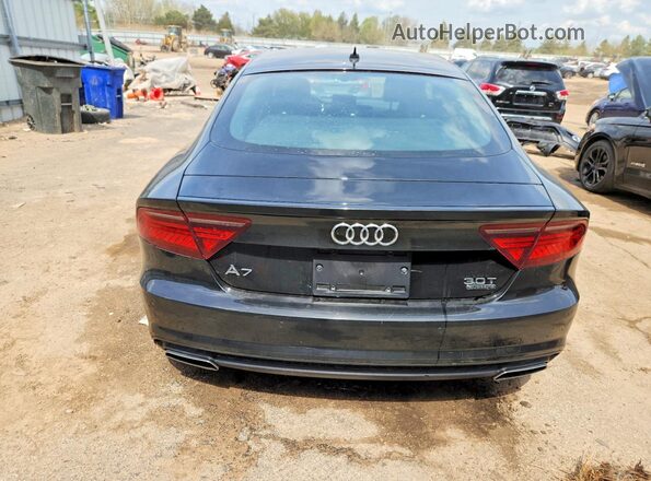WAU23AFC3JN004262 2018 AUDI A7 Черный Вид сзади