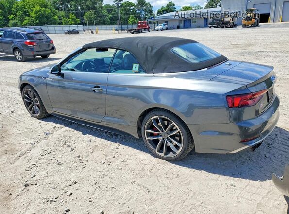 WAU24GF51JN005170 2018 AUDI S5 Charcoal Trasero izquierdo