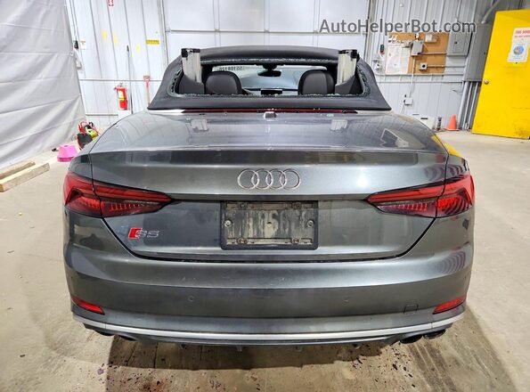 WAU24GF5XJN005281 2018 AUDI S5 Gray Հետևի տեսք