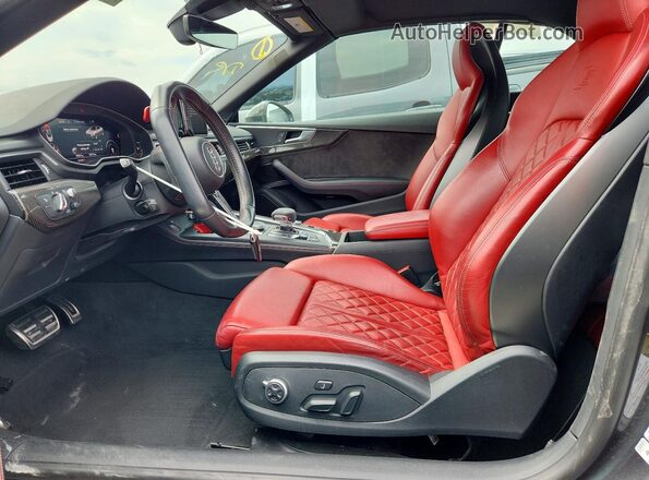 WAU24GF5XJN012098 2018 AUDI S5 Gray Вид салону спереду
