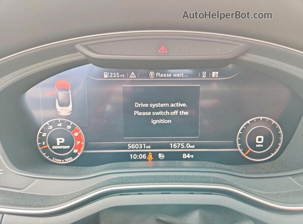 WAU24GF5XJN012098 2018 AUDI S5 Gray Вид щитка приладів