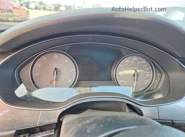 WAU2FAFC1HN057527 2017 AUDI S7 Black Вид щитка приладів