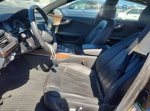 WAU2GAFC3GN117447 2016 AUDI A7 Black Widok wnętrza z przodu