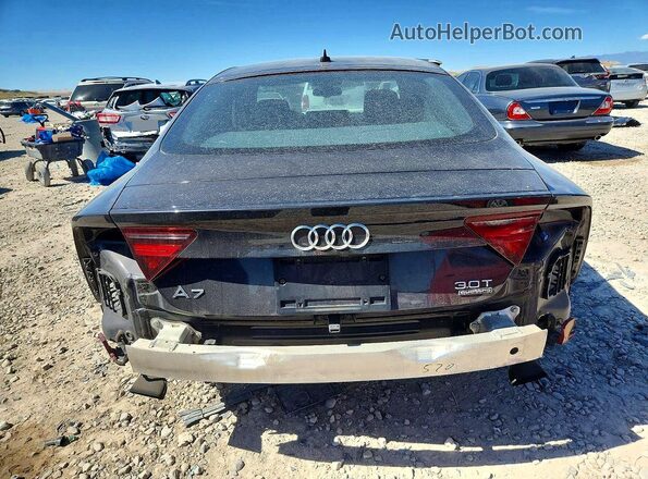 WAU2GAFC3GN117447 2016 AUDI A7 Black Widok z tyłu