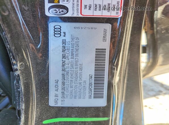 WAU2GAFC3GN117447 2016 AUDI A7 Black Widok komory silnika