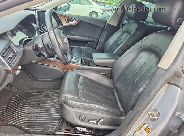 WAU2GAFC8GN001905 2016 AUDI A7 Silver წინა სალონის ხედი
