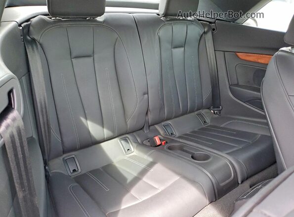 WAU2NGF53LN000357 2020 AUDI A5 White უკანა სავარძლების ხედი