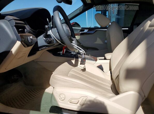 WAU2NGF5XJN004399 2018 AUDI A5 Бордовый Вид салона спереди