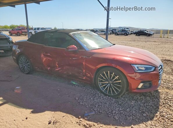 WAU2NGF5XJN004399 2018 AUDI A5 Бордовый Передняя правая четверть