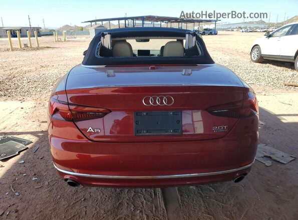 WAU2NGF5XJN004399 2018 AUDI A5 Бордовый Вид сзади