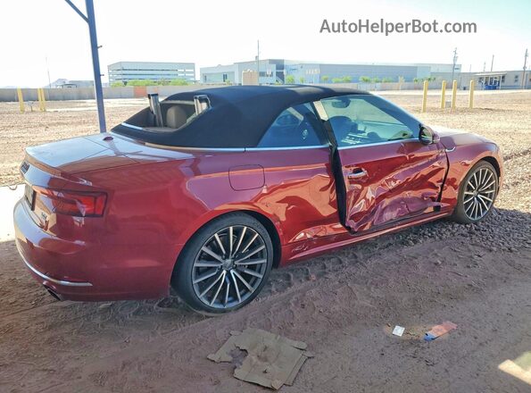 WAU2NGF5XJN004399 2018 AUDI A5 Бордовый Задняя правая четверть