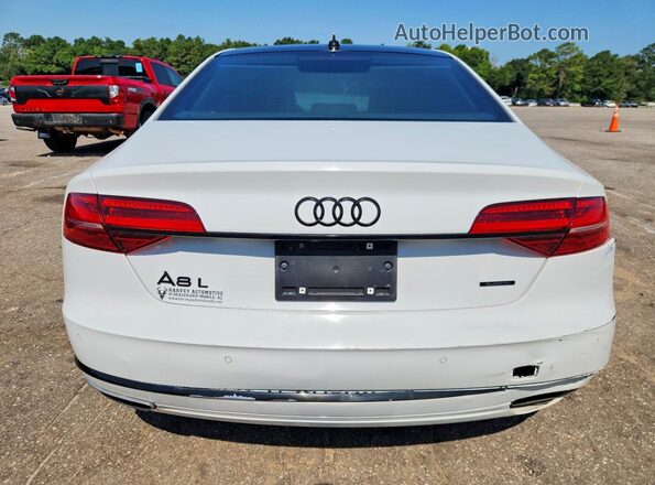 WAU34AFD2GN010783 2016 AUDI A8 White Vista trasera