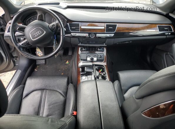 WAU34AFD4GN015130 2016 AUDI A8 Gray Widok deski rozdzielczej