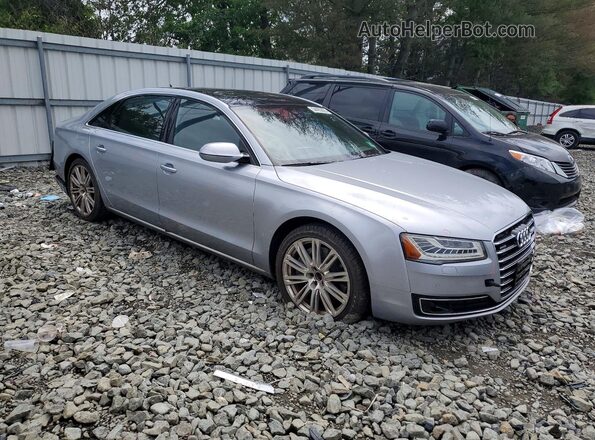 WAU34AFD5GN013340 2016 AUDI A8 Silver Առջևի աջ