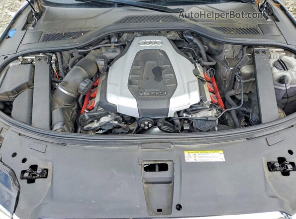 WAU34AFD5GN013340 2016 AUDI A8 Silver Սալոնի հետևի տեսք