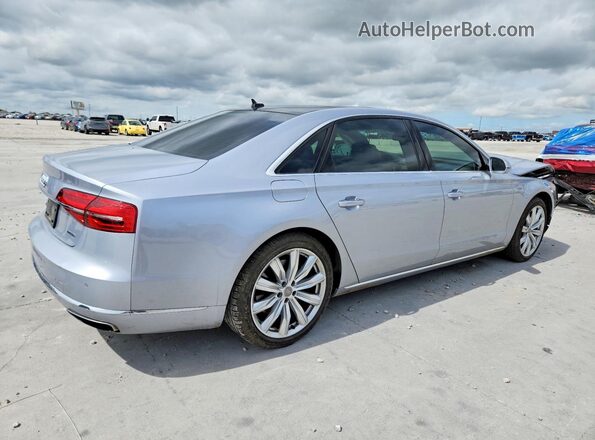 WAU34AFDXGN012300 2016 AUDI A8 Silver Trasero derecho