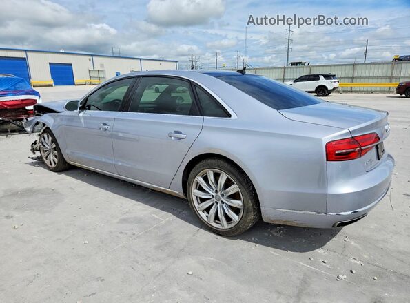 WAU34AFDXGN012300 2016 AUDI A8 Silver Trasero izquierdo