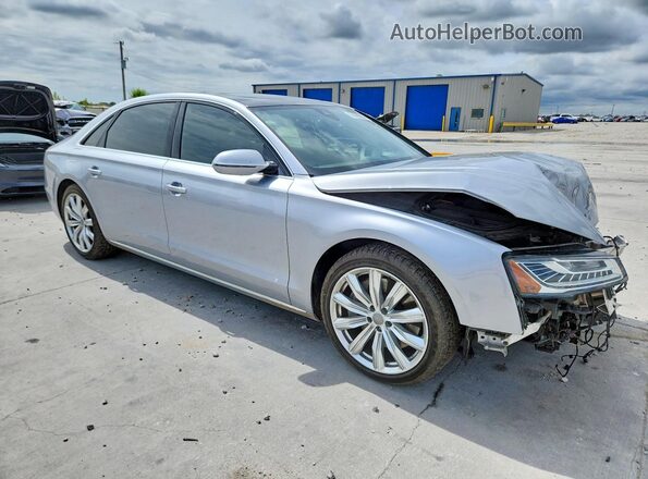 WAU34AFDXGN012300 2016 AUDI A8 Silver Delantero derecho